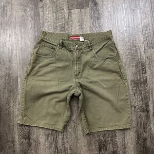 Vtg Union Bay Faded Green Baggy Shorts Skater 90s Retro Streetwear Y2K Essential